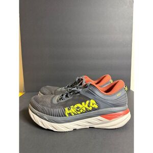 Hoka One One M Bondi 7 Running Shoes 1110518 TCHL Turbulence/Chili Men's 12